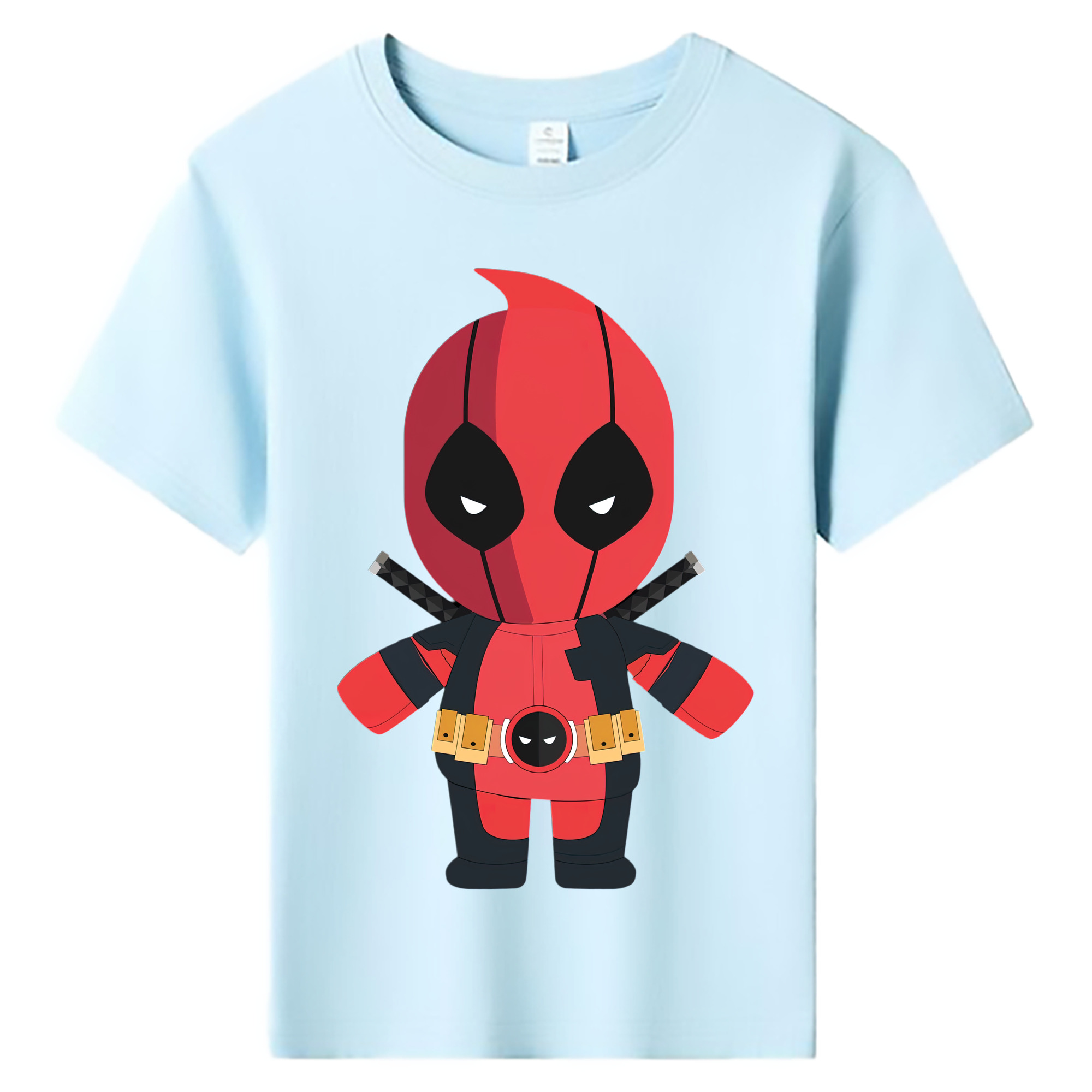 （画像用） Deadpool デッドプール 綿100％キッズTシャツ（フロントプリント）